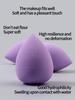 2-100PCS Clove Purple Makeup Egg Dry and Wet Dual-purpose Sponge Egg Foundation and Concealer Special Makeup Powder Puff