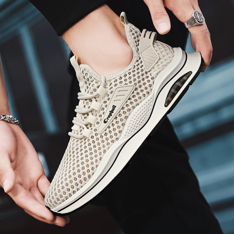 Модная мужская обувь Летние сетчатые лоферы Мужская молодежная студенческая обувь для активности Мужская модная универсальная мужская повседневная обувь для бега