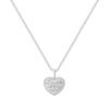 [92.5 Silver Necklace] Sweetie Grace Necklace / Heart Necklace+
