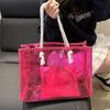 Popular Large-capacity Bag Women's Bag 2025 New Trendy Transparent Shoulder Bag Tote Bag
