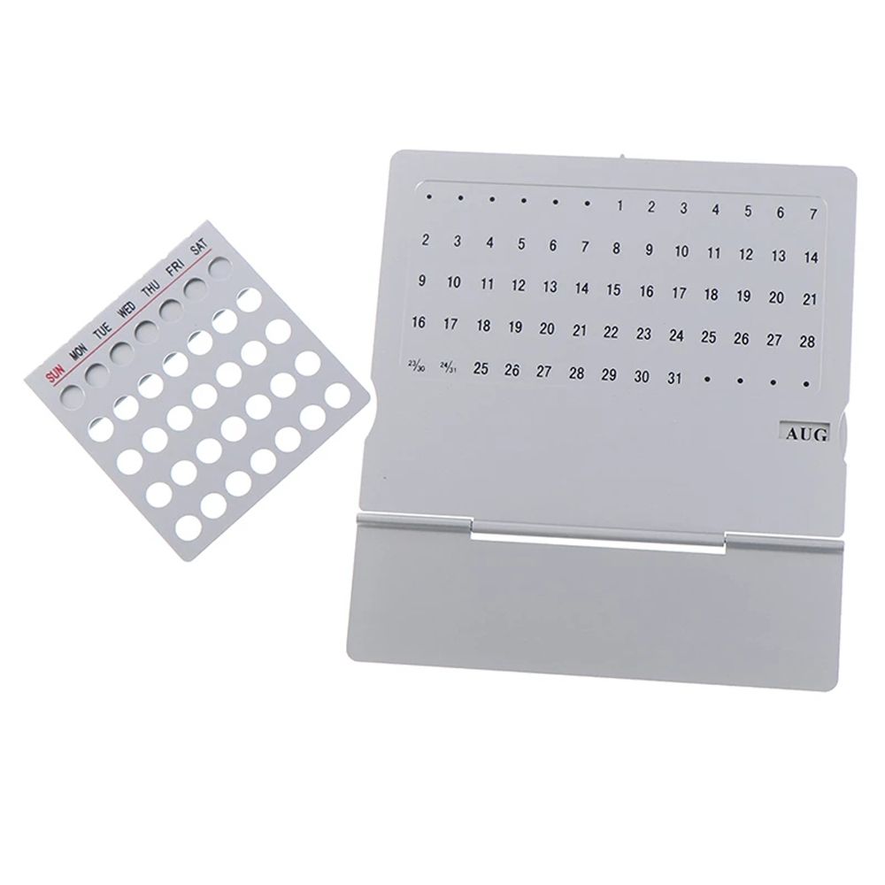 Aluminum Zinc Zinc Alloy Desk Decor For Home Calendar 100 Years Calendar Perpetual Calendar Metal Calendar