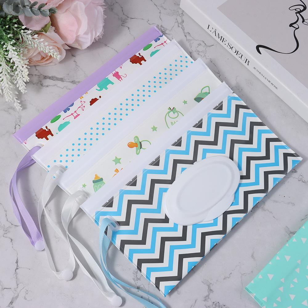 Portable Wet Wipes Bag Flip Cover Napkin Storage Boxes Useful Tissue Box