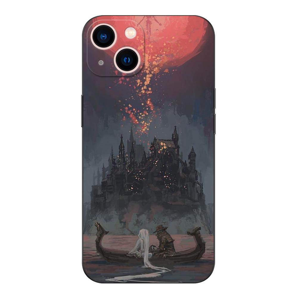 Черный чехол из ТПУ для Xiaomi Redmi 9T Note 9T Note 10 8 8T 7 5G 4G Pro 10S bloodborne кровавая луна искусство