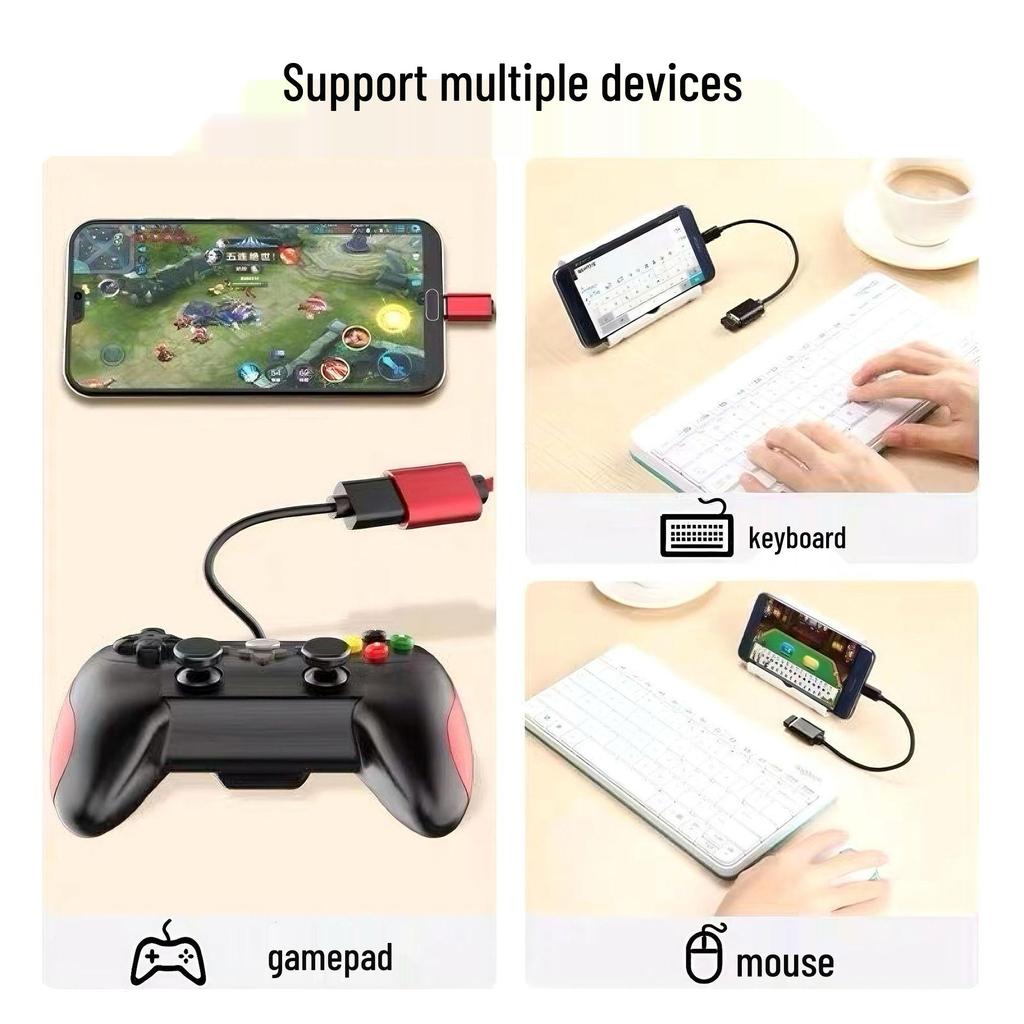 Type-C OTG Adapter Cable: USB Converter for Android Devices