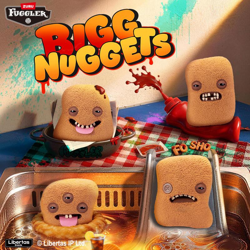 Genuine Fuggler Bigg Nuggets Series, Dunkey Le Gary Ugly Cute Fried Chicken Nugget Plush Doll, Funny Weird Gift for Collectors