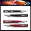 3D Car Styling TURBO for Car Hood Fender Trunk Rear Bonnet Nameplate Decal Emblem Badge Sticker