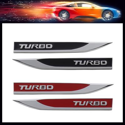 3D Стайлинг автомобиля TURBO для капота, крыла, багажника, задней крышки, табличка с названием, наклейка, эмблема, значок