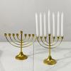 Hanukkah Candle Stand Festive Celebration Candle Holder 7/9 Branch for 0.51in Dia Candle Detachable For Home Decor