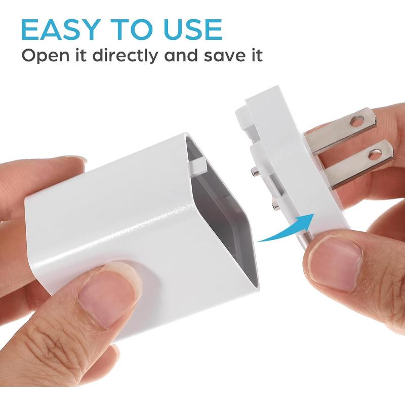 1 шт. Многоцелевой квадратный пластиковый сейф с реалистичным дизайном вилки зарядного устройства, портативный дорожный органайзер для денег и лекарств