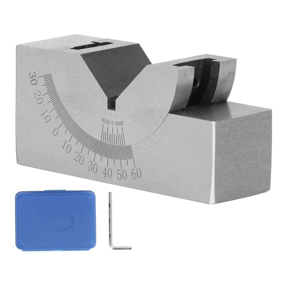 Alloy Steel Material Micro Gauge Block 0-60° Range Adjustable Angle Block  For Milling Machine