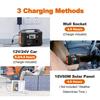 Flashfish E200+TSP100 Portable Power Station 200W Rated Output 151Wh Capacity 3‑Way Charging BMS Safety