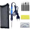Adjustable Temperature Electric Soldering Iron Kit 220V 110V 60W 80W Welding Solder Rework Station Heat Pencil Tips Repair Tool