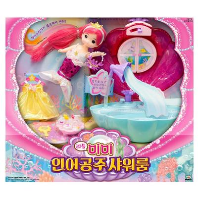 Mimi World Little Mimi Little Mermaid Душевая, Разные цвета, Популярные игрушки для корейских детей