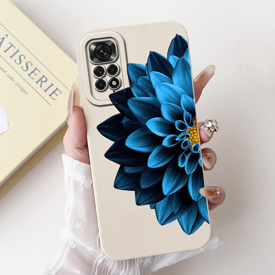 Для Xiaomi Redmi Note 11 4G Чехол Note 11S Роскошные Цветы Конфетная Раскрашенная Крышка Мягкий ТПУ Корпус Для Redmi Note 11 Pro Plus Чехол Сумки