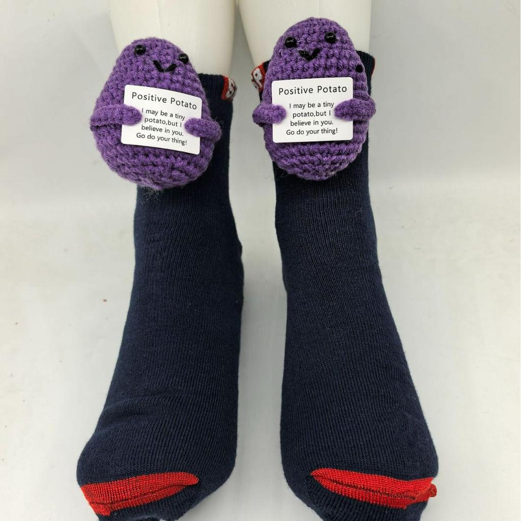 Уютные рождественские вязаные носки с животными - Теплые и милые для осени и зимы