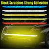 Наклейка на автомобиль Предупреждающая Безопасная Светоотражающая Полоса Ночная Защита от Столкновений Светоотражающая Декоративная Лента Аксессуар для Экстерьера Автомобиля