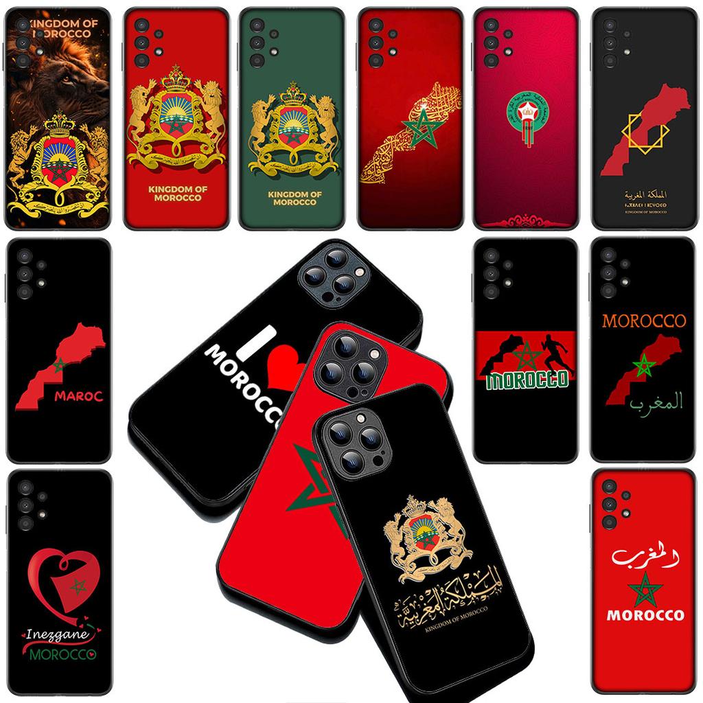 Morocco Flag Silicone Cover for Xiaomi Redmi Note 12 11 10 Pro 10A 10C 12C 13C Note12 12Pro Coque Phone Case