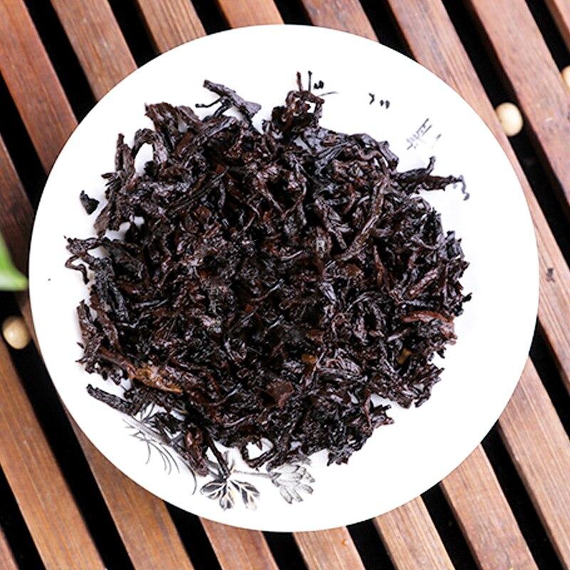 2018 Спелый чай пуэр Мэнхай Древнее дерево ручной работы Цизи Шу Пуэр Чайный торт 357г