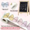 32.8ft Bow Bulletin Board Border Decorative Bulletin Board Trim for Chalkboard Wall Office Classroom Window Party Decorations