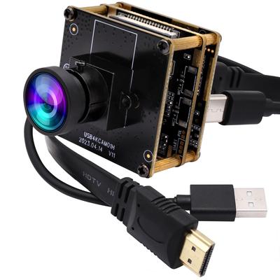ELP 4K 30 кадров в секунду HDMI USB камера широкоугольная для монитора компьютера одновременный вывод мини-камера для ПК UVC Light Burn камера 2X цифровой зум веб-камера плата 8 мп