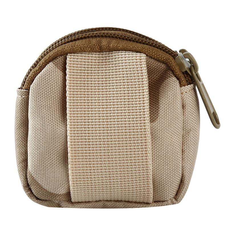 Открытый походный военный тактический мини-водонепроницаемый поясной мешок двухслойный кошелек для монет