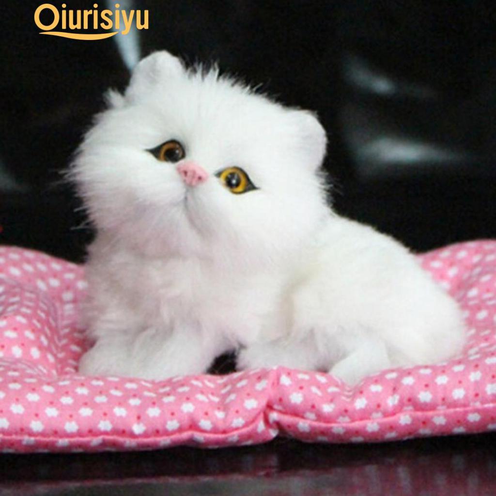 Animal Doll Plush Sleeping Cats Toy with Sound Kids Toys and Hobbies