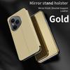 Mirror Folding Stand Cases For Honor 400 Pro Flip Leather Kickstand Phone Case For Honor 200 400 Lite 300 Pro Full Cover Bumper