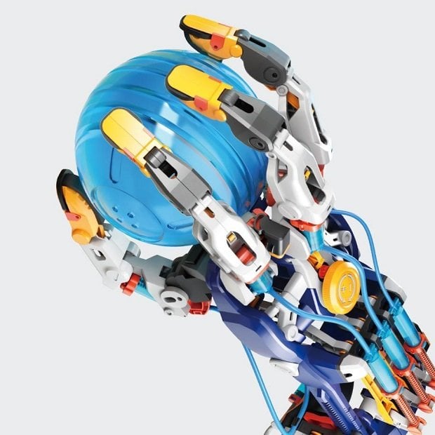 Zestaw dla dzieci robot hydrauliczny ręka cyborga zabawka dzień dziecka