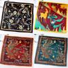 Dunhuang Feitian Classical Pattern 55 Small Square Scarf Decorative Plain Satin Silk Silk Scarf Mulberry Silk Scarf Printed Scarf