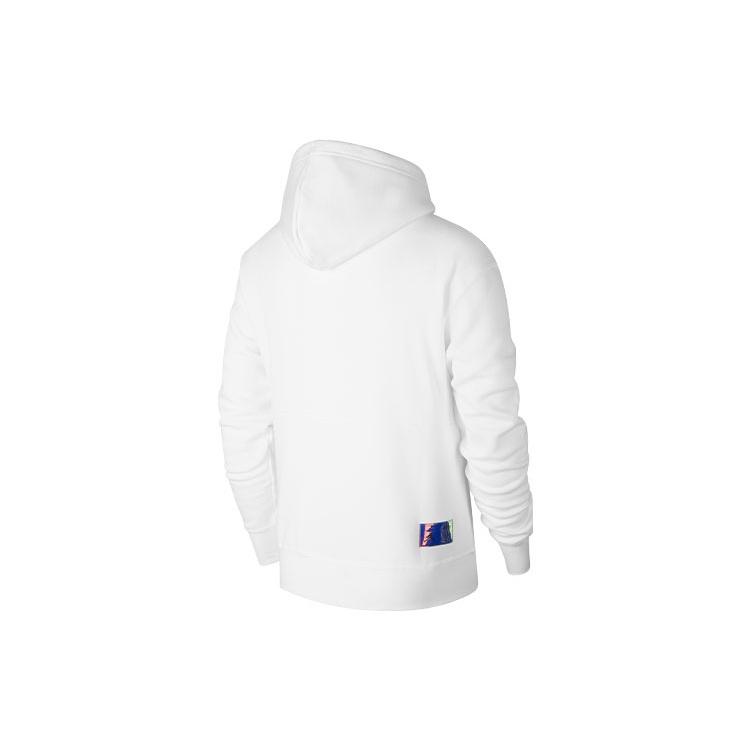 Air Jordan Paris Saint-Germain Printing Fleece Pullover White Men's CZ0816-100