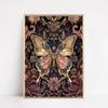Butterfly Romantic Floral Boho Posters and Prints Canvas Printing Vintage Wall Art Picture for Living Room Home Decor Gifts