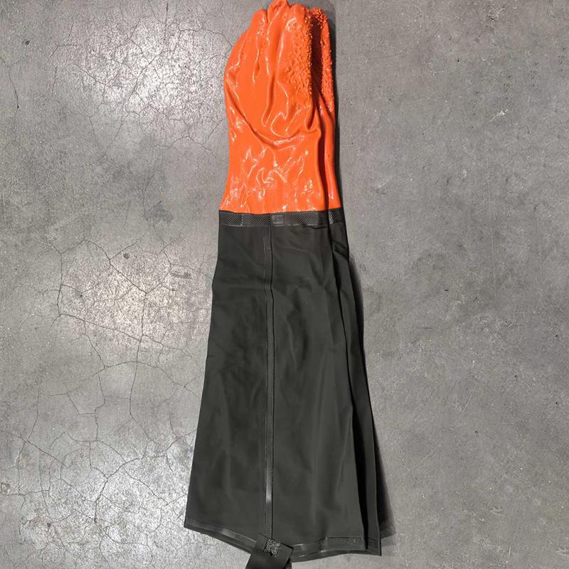 1 Pair Long Waterproof Drain Cleaning Gloves Chemical Resistant Gloves Pvc Reusable Heavy Duty Long Rubber Gloves