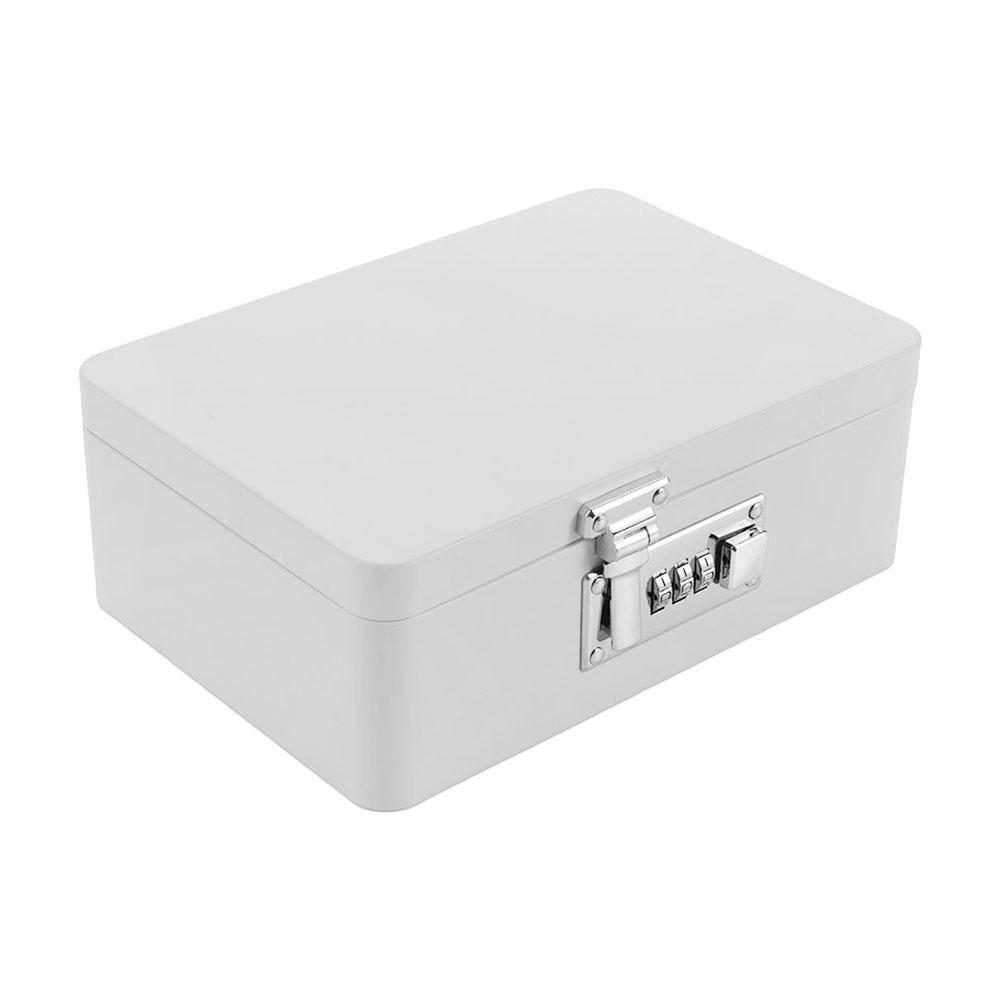 Metal Construction Password Lock Storage Box Combination Lock Key Safe Box Gift Packaging