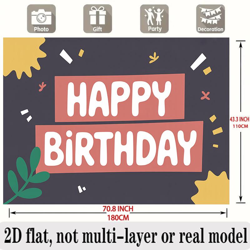 Party Backdrop Flat Banners Celebrations Wedding Enthusiasts Photo Background Decor Front Door Decor