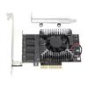 4 Port 2.5Gbps PCIe Network Card RTL8125B Flexible Adaptation Gigabit PCIe Ethernet Network Card