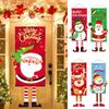 Мультяшный Рождественский флаг-вешалка 110 см Снеговик EIK Подвесной флаг Navidad Санта-Клаус Рождественский фон Декор для вечеринки