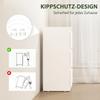 Chest Of Drawers With 3 Drawers Modern Storage Furniture For Bedroom White