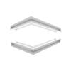 Fireplace Grille KRATKI LUFT White 6x60x40 Right Ventilation Set 2 Pcs