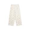 KODAK Cine Lounge Light Pattern Straight Pants Ivory