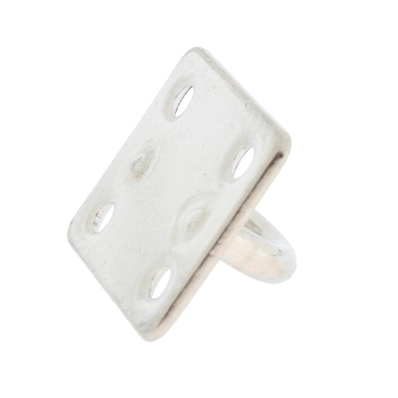 Stainless Steel Pad Eye Plate Square Hook Bracket for Boat Marine Equipment Sailing Shade Sail Yacht Accessories