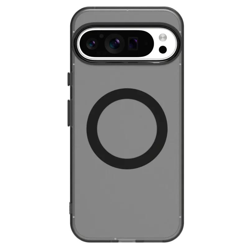 Модный Матовый Полупрозрачный Дофаминовый Чехол для Телефона Google Pixel 10 9 8 Pro XL 9A 8A Магнитная Зарядка Ударопрочный Защитный Чехол