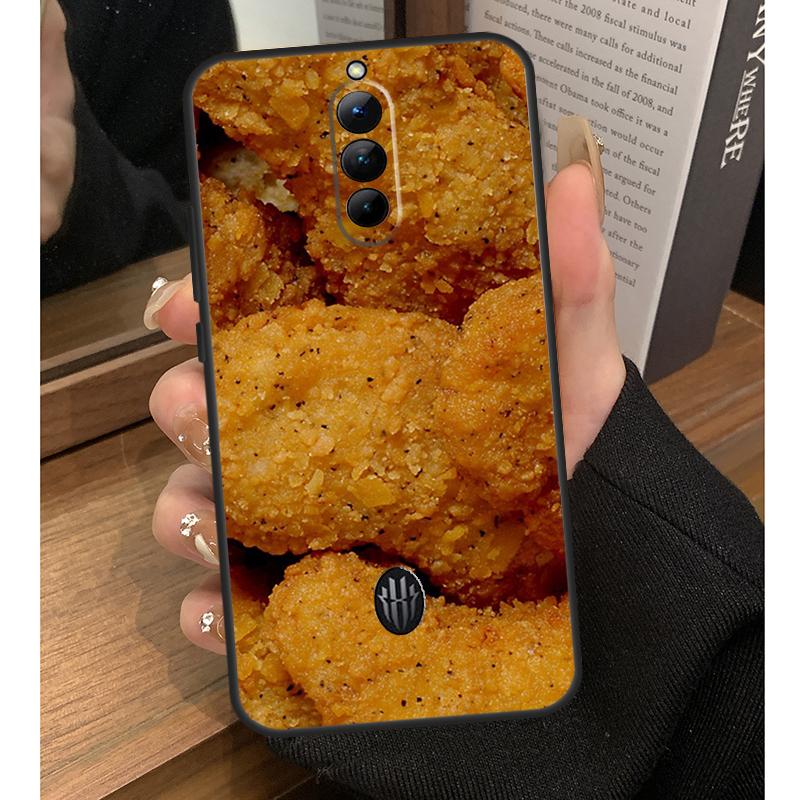 Чехол для телефона Nubia Red Magic 8 9 10 Pro Plus 6 7 6S 7S Pro 5G 6R RedMagic 9S 8S Pro Plus с рисунком Картофель фри Бургер Пицца Coque