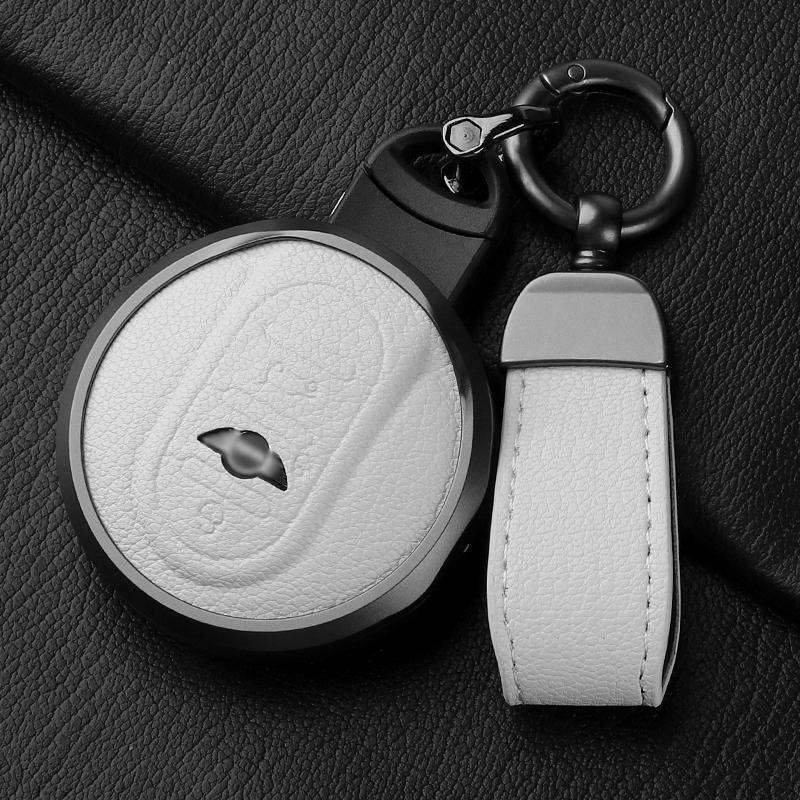 Metal and Leather Car Key Case Cover For Bmw Mini COOPERS ONE JCW CLUBMAN Countryman R55 R56 R57 R58 F56 F55 F54 F57 F60 R59 R60