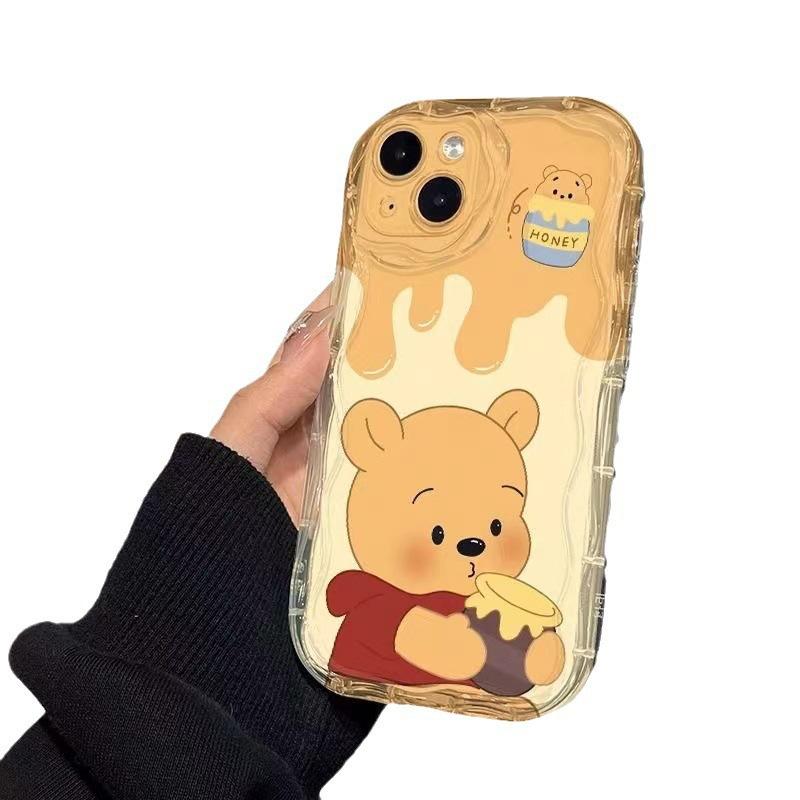 Клубничный Медведь Яблоко 16 Подходит для 16 Пар iPhone13 Мягкий 15Promax Чехол для Мобильного Телефона 11 Douyin XR Женский XS
