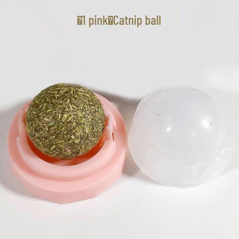 Catnip Merry-Go-Round: Self-Play Teething Toy with Matatabi Fruit for Cats