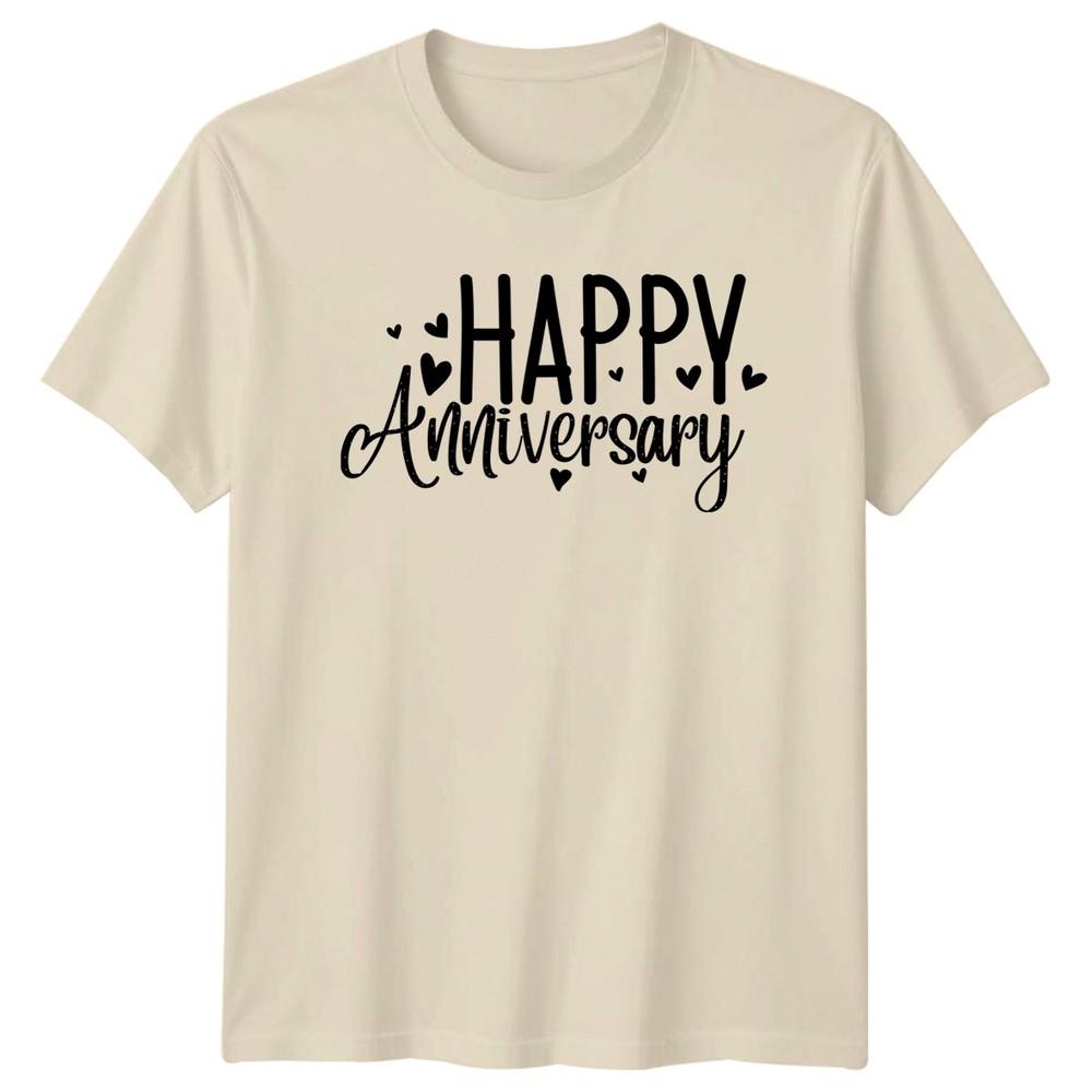 Happy Anniversary TShirt Celebration Anniversary Gift For Him And Her