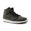 Jordan 1 Ретро Мид GS Оливковый Холст 554725-301