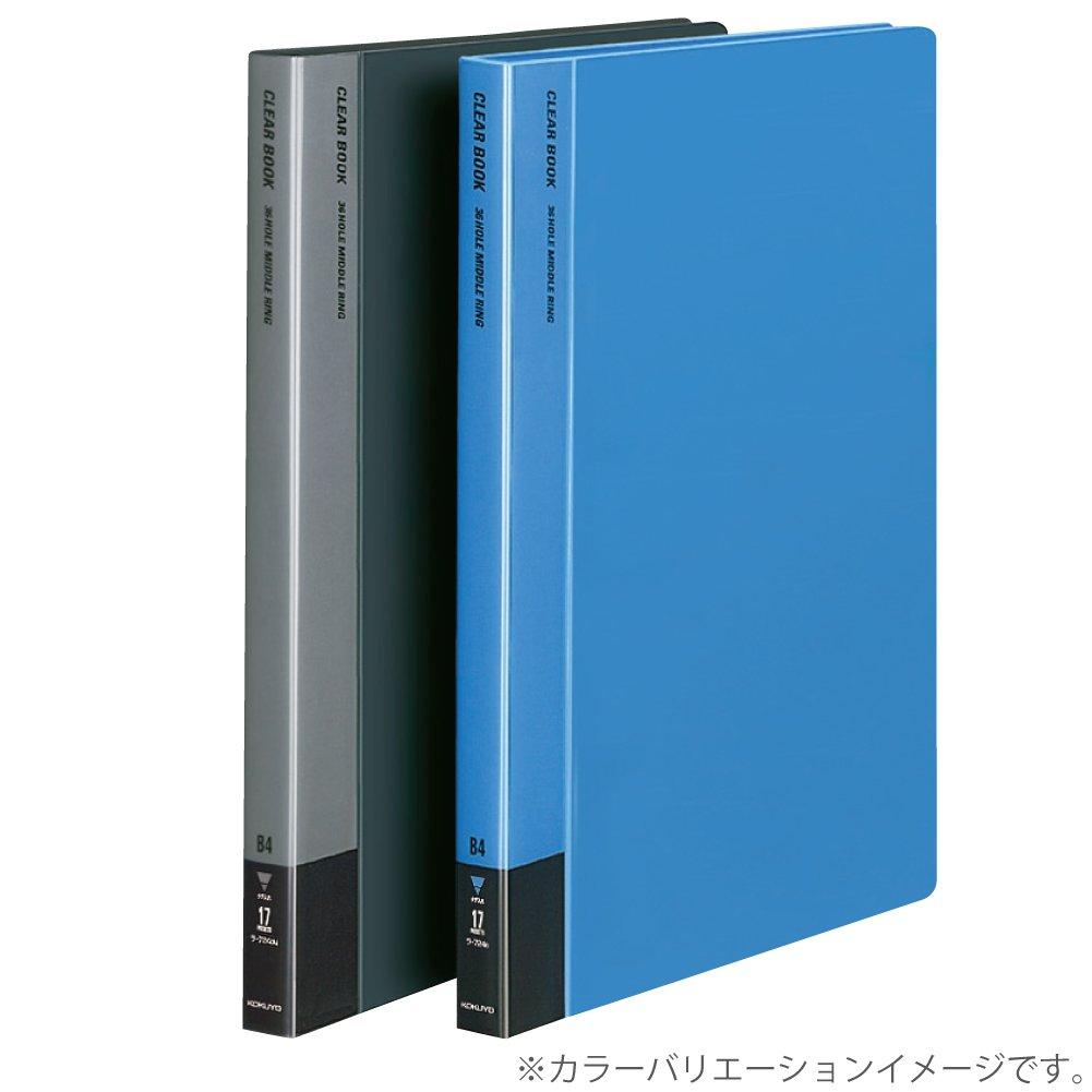 KOKUYO File Clear File Replacement Paper Type B4 12 Sheets Gray Ra-724DM