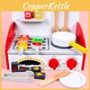 Деревянная Кухня Имитация Плиты Кухонная Посуда И Модель Барбекю Гриля Детская Игрушка