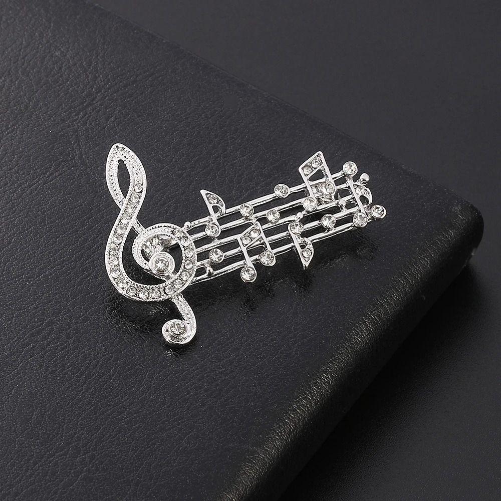 Sense Trombone Sax Korean Style Badge Women Brooch Music Score Brooch Musical Instruments Brooch